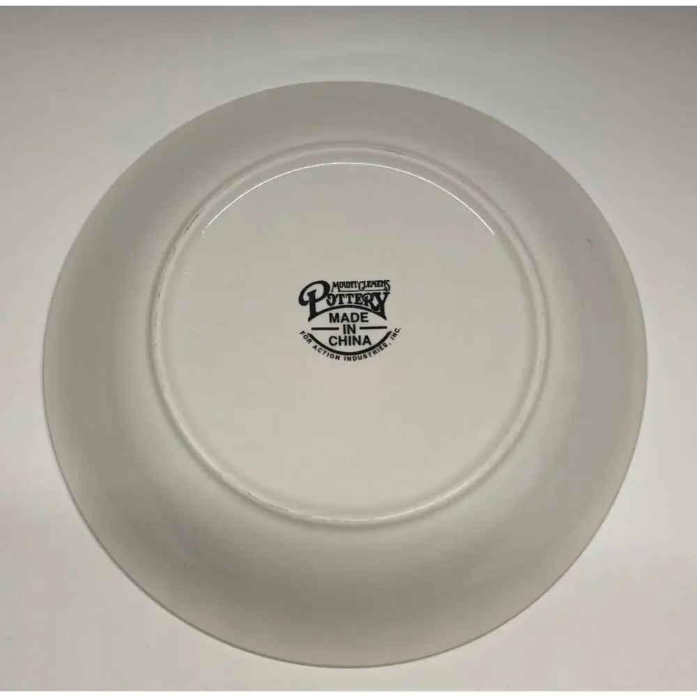 Mount Clemens Pottery Pecan Pie Recipe Dinner Plate 10
